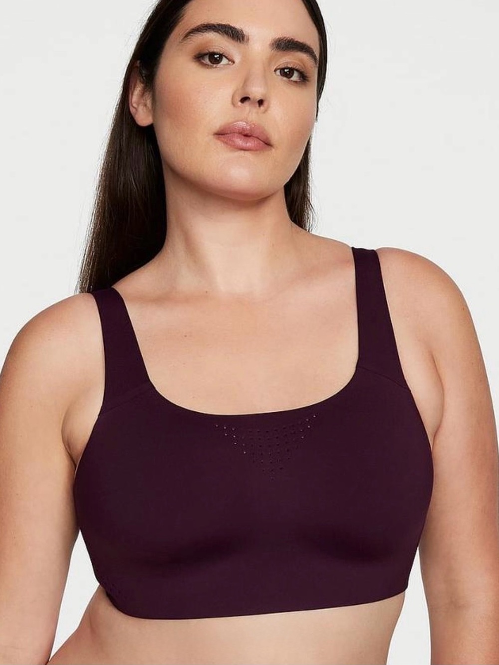 Victoria’s Secret Featherweight Max High Support Sports Bra Burgundy 38C NWT